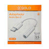 Cabo Adaptador de Som P3 Femea Para USB Tipo C aGold - CBA-09
