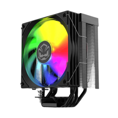 Cooler Para Processador Universal PCYes Black Vulcan ARGB c/ Display TDP 180W - ACDLYBV