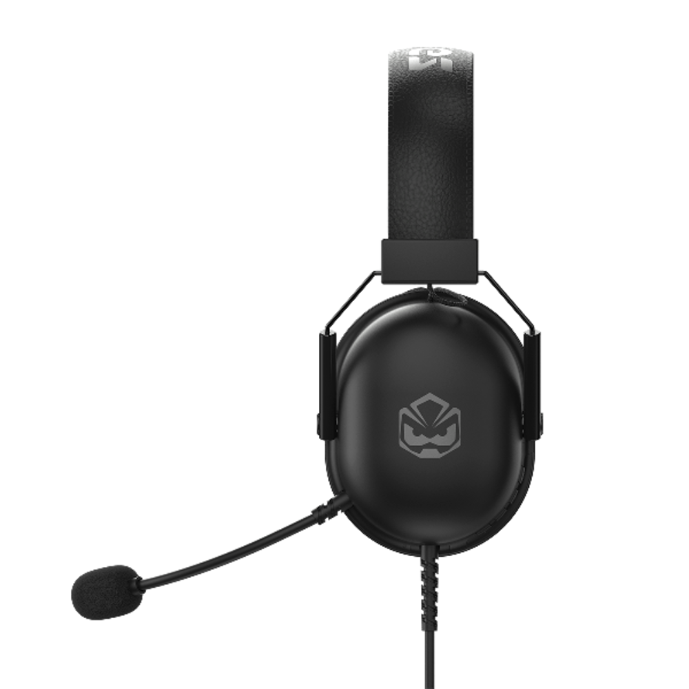 Headset Gamer PCYes Kamar Black Vulcan Usb C/ Mic Destacável Preto - HGKM50BV