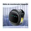 Kit C/ 2 Microfones Sem Fio Magnético Lapela Lightning aGold C/ Base de Carregamento e Redução de Ruído - MCF-28