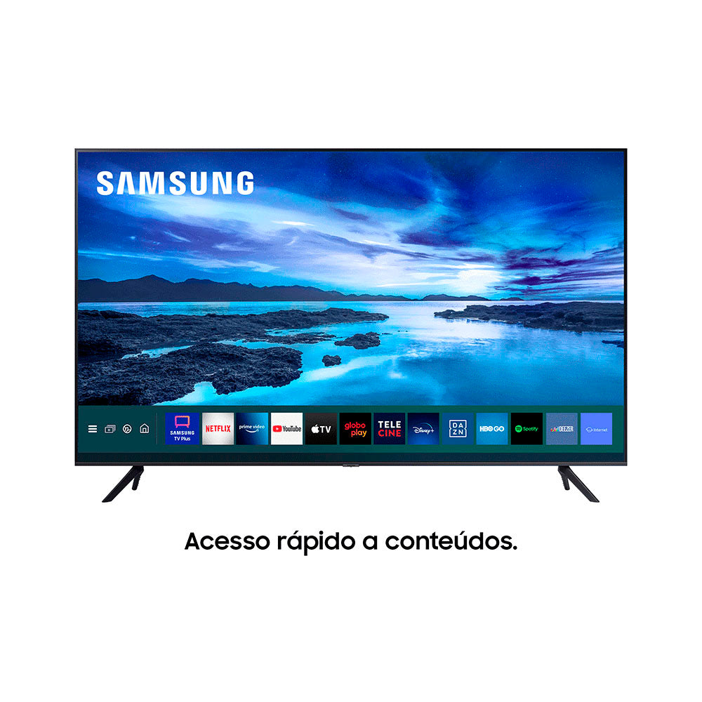 Smart TV Led Samsung 75" UHD 4K Wi-fi Bluetooth USB HDMI Alexa Integrada - 75AU7700