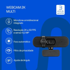 Webcam Usb 2K Multi C/ Filtro de Privacidade 30fps C/ Microfone - WC057