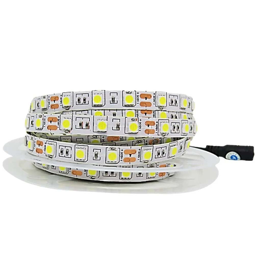 Fita Led Branca Leon GTS Warm White DC 12V 5m - 5050-BQ