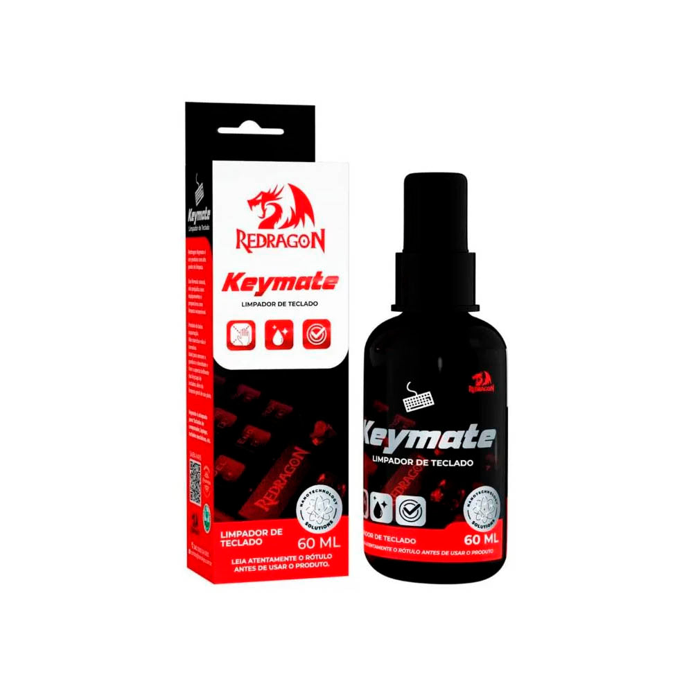 Limpa Teclado Gamer Redragon Keymate 60ml - CP3630 Truedata