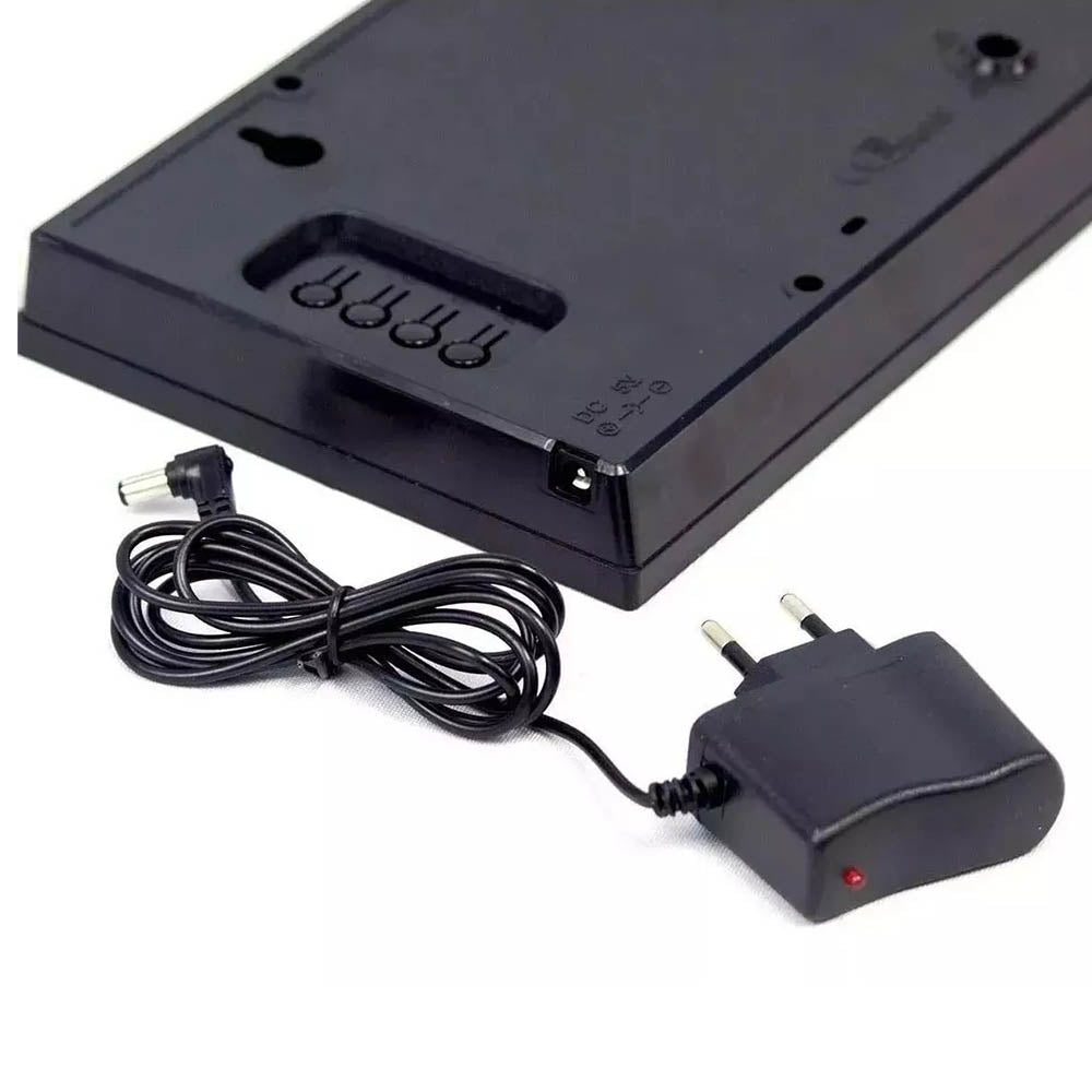 Relogio De Parede Led Digital C/ Data e Temperatura - JH3615
