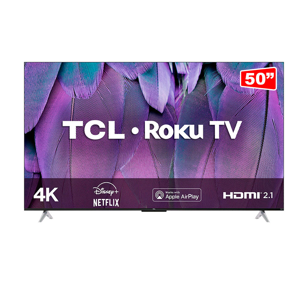 Smart TV Led TCL 50" Full HD 4K Wi-fi USB HDMI Roku TV Bivolt Preta - 50RP630