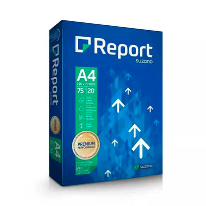 Papel A4 Suzano Report Premium - Resma Truedata