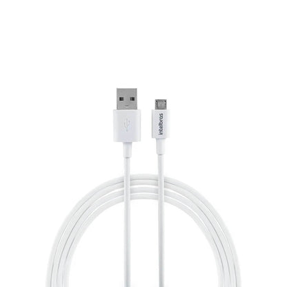 Cabo Usb-A Macho P/ Micho Usb Macho 1,2mt Intelbras em Pvc Branco 12PB - 4830063