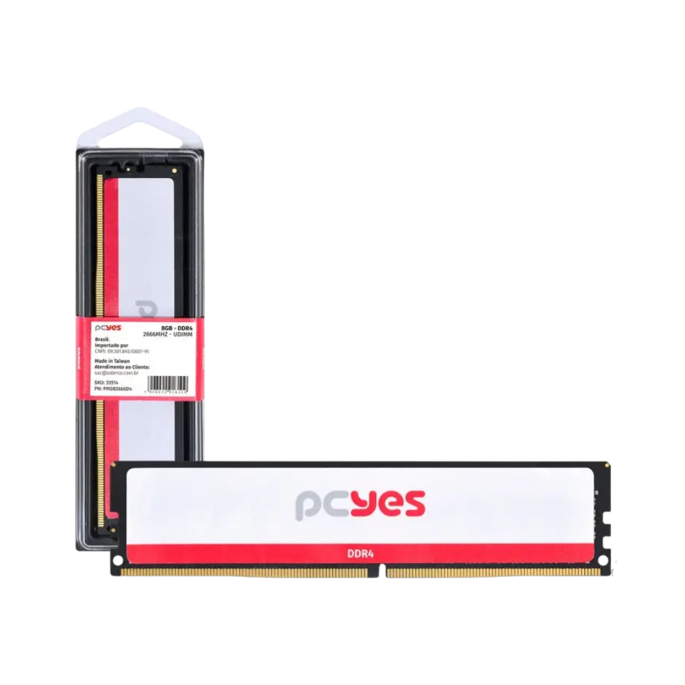 Memoria para Desktop DDR4 8gb 2666Mhz PCYes - PM082666D4