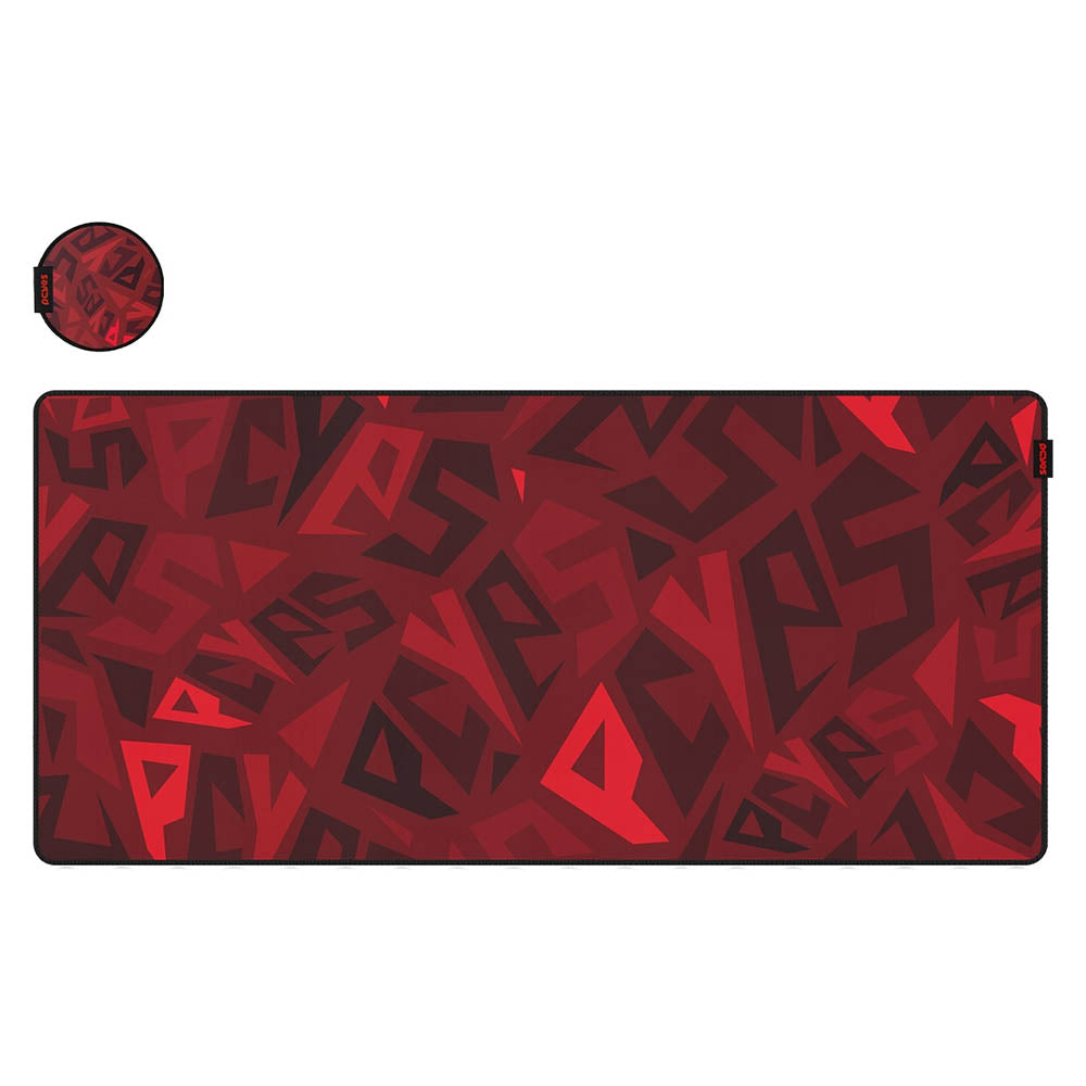 Mousepad Gamer PCYes Signature Extended Red Magma Limited 900X420mm - PMS90X42RM