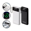 Carregador Portátil Power Bank AGold 10000Mah 3.1A Usb Tipo C e Lighting Preto C/ Display - BTE-18A