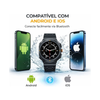 Relógio de Pulso SmartWatch aGold C/6 Pulseiras Tela Amoled Full Touch Ip68 1Gb - RL25