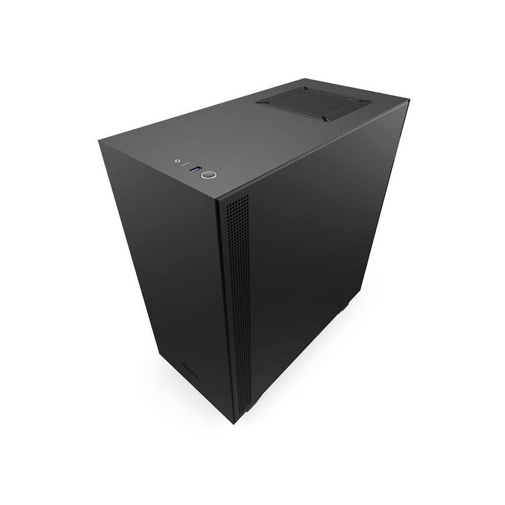 Gabinete Gamer NZXT Mid Tower H510i Preto Com Lateral em Vidro Temperado C/ 2 Fans 120mm - CA-H510I-B1