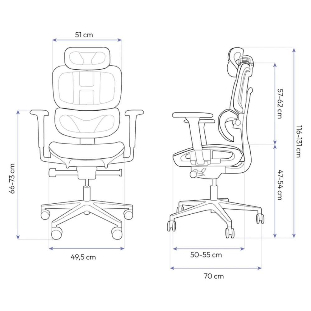 Cadeira Ergonômica Elements Sophy – Preta