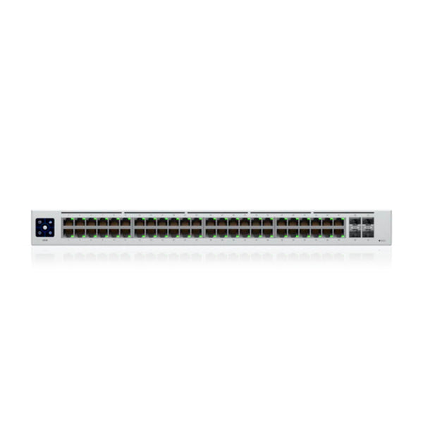 Switch 48 Portas Gigabit 10/100/1000 + 04 Sfp Ubiquiti Unifi Gerenciavel - USW-48