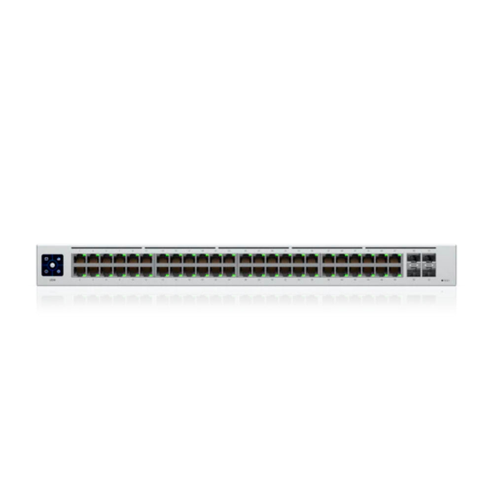Switch 48 Portas Gigabit 10/100/1000 + 04 Sfp Ubiquiti Unifi Gerenciavel - USW-48
