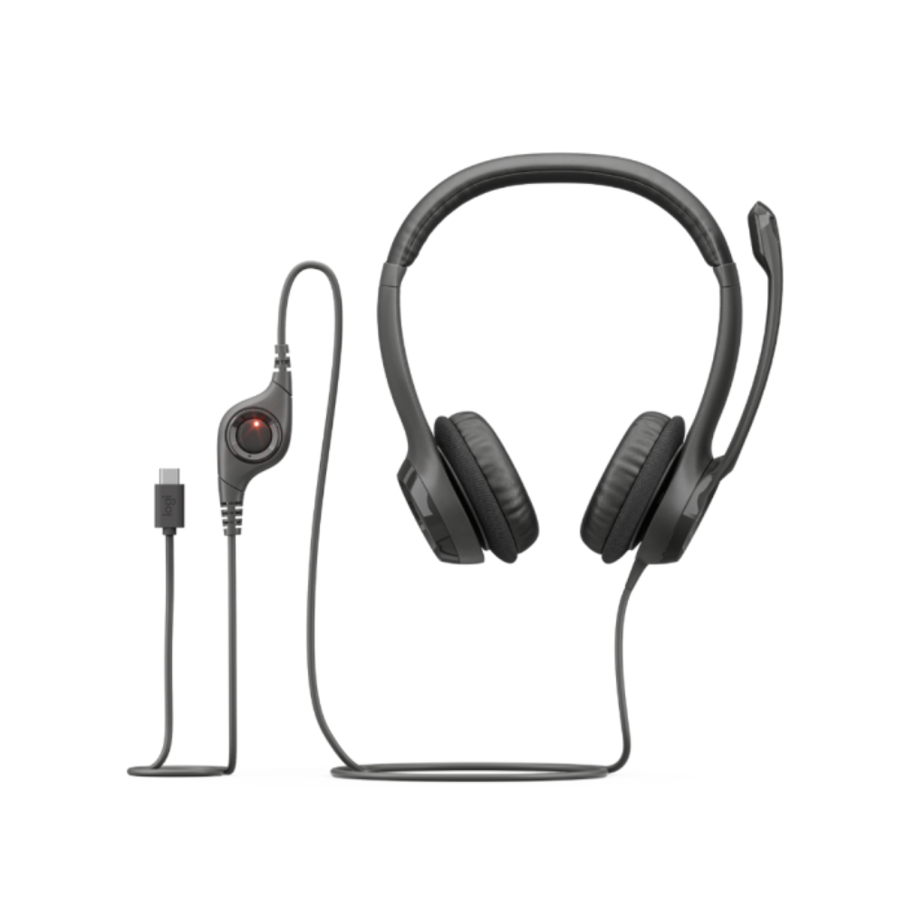 Headset Logitech Stereo Usb-C H390 - 981-001575