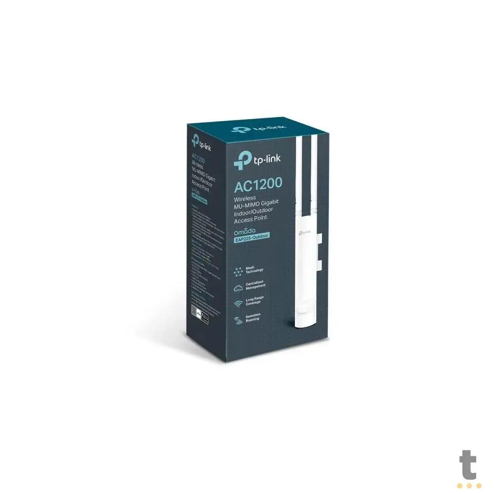 Access Point Externo Wi-fi Dual Band 2.4 / 5.0 Ghz Tp-Link Ac1200 Gigabit - Eap225-Outdoor Truedata
