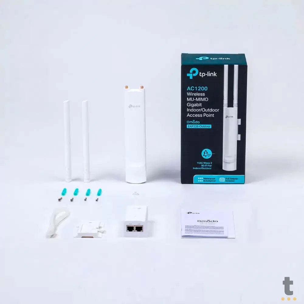 Access Point Externo Wi-fi Dual Band 2.4 / 5.0 Ghz Tp-Link Ac1200 Gigabit - Eap225-Outdoor Truedata