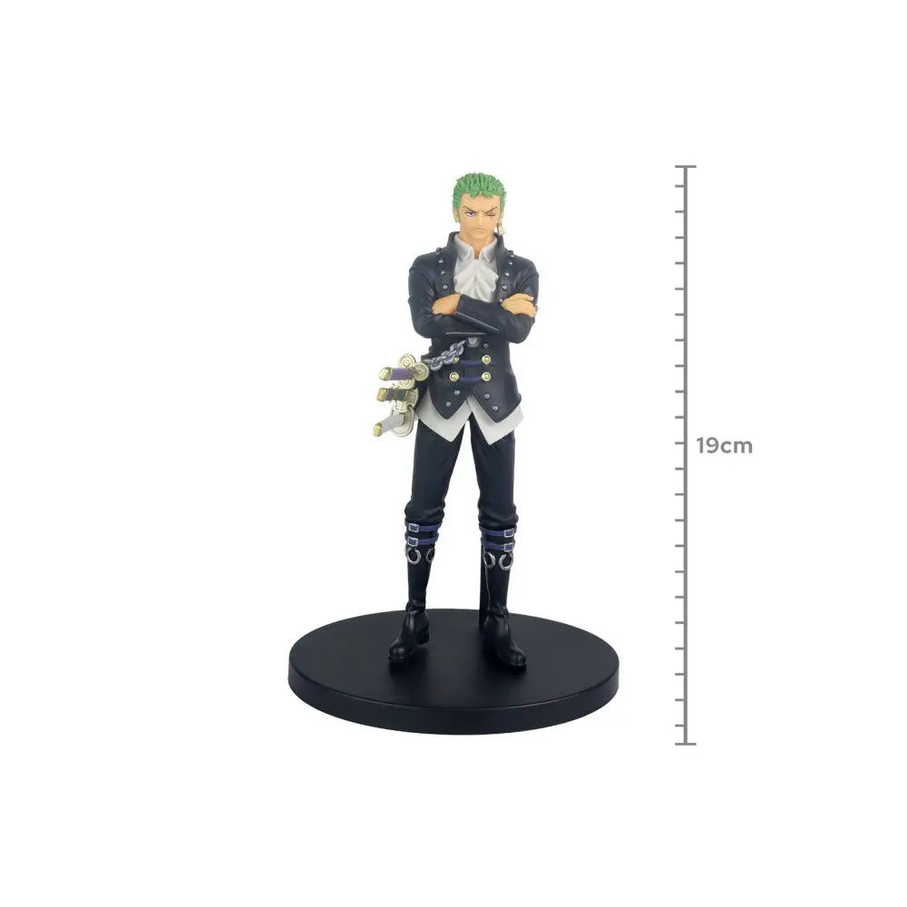 Action Figure One Piece - Roronoa Zoro - DXF - The Grandline Men - 18950/13397 Truedata