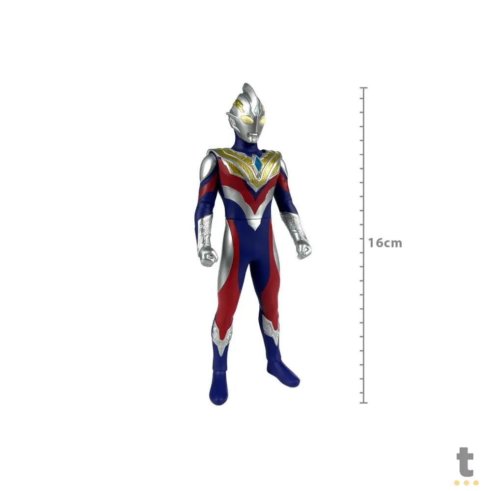 Action Figure Ultraman Trigger: New Generation Tiga - Ultraman Trigger - Soft Vinyl Style Heroes - 112514 Truedata