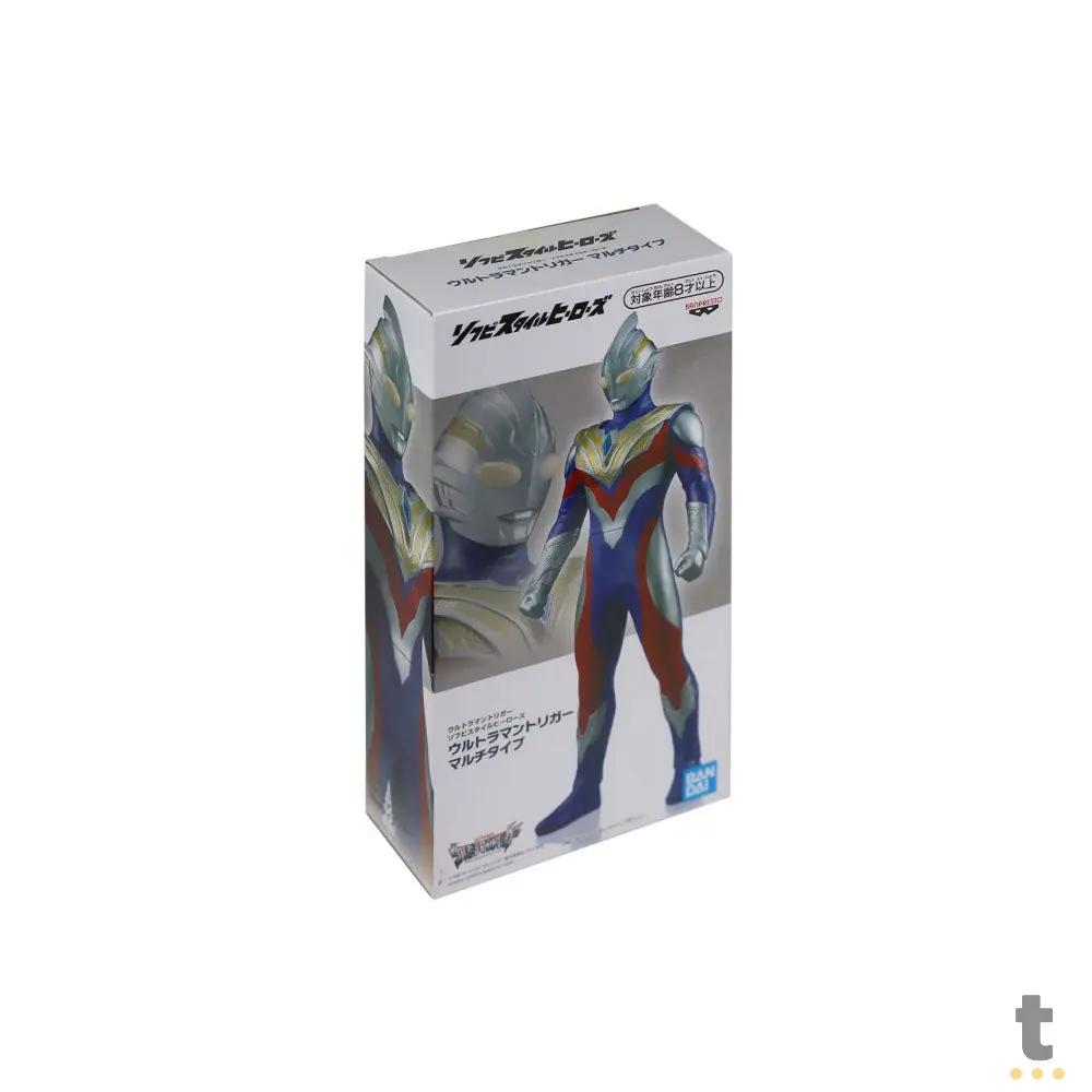 Action Figure Ultraman Trigger: New Generation Tiga - Ultraman Trigger - Soft Vinyl Style Heroes - 112514 Truedata