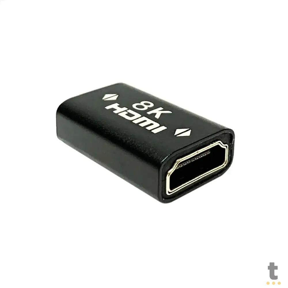 Adaptador Conector Hdmi Fêmea / Hdmi Fêmea 8K UHD Truedata