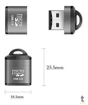 Adaptador Conector Micro Usb Macho P/ USB 3.0 Otg aGold - CBA-21 Truedata
