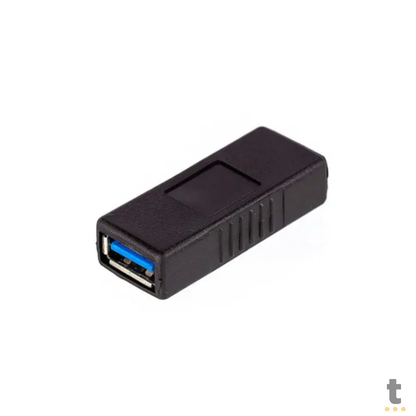 Adaptador Conector USB 3.0 Femea / Femea 5Gbps Truedata