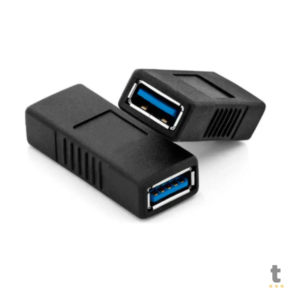 Adaptador Conector USB 3.0 Femea / Femea 5Gbps Truedata