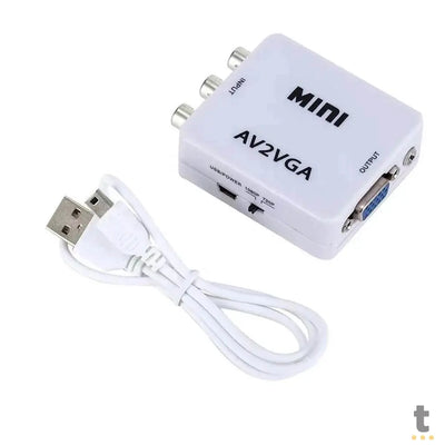 Adaptador Conversor AV (Rca) Para Vga It-Blue - Av2Vga