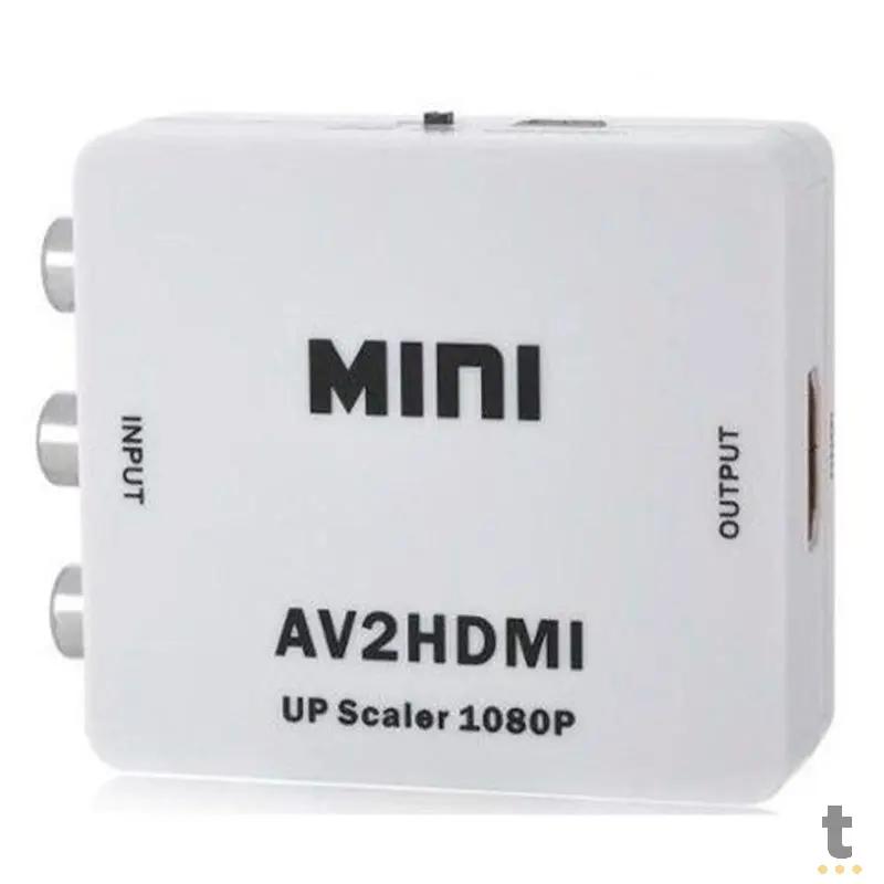 Adaptador Conversor Av (Rca) Para Hdmi - Av2hdmi Truedata