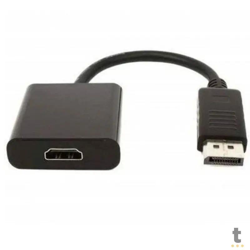 Adaptador Conversor Displayport Macho Para Hdmi Fêmea Preto Truedata