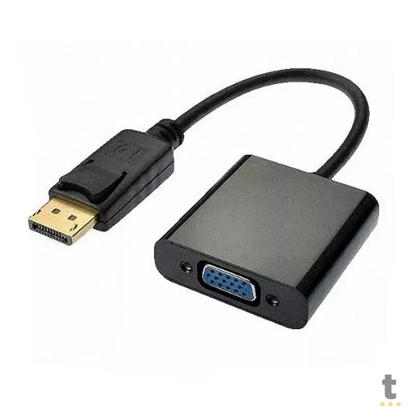 Adaptador Conversor Displayport Macho Para Vga Fêmea Fcadp4 Truedata