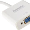 Adaptador Conversor Displayport Macho Para Vga Fêmea Tomate Mtv-601 Branco Truedata