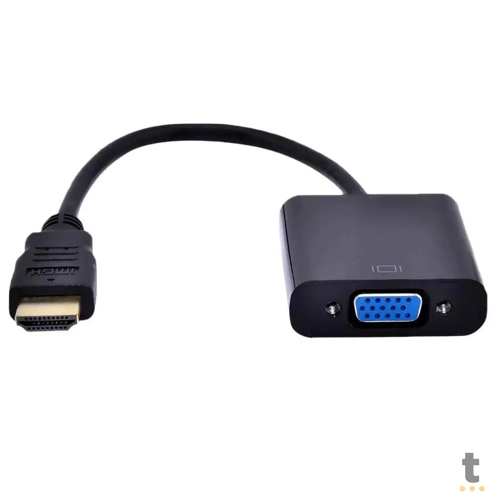 Adaptador Conversor Hdmi Macho Para Vga Femea Tomate - MTV-605 Truedata