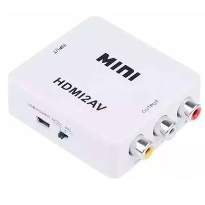 Adaptador Conversor Hdmi Para Av (Rca) - Hdmi2av Truedata