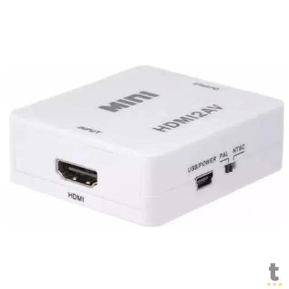 Adaptador Conversor Hdmi Para Av (Rca) - Hdmi2av Truedata