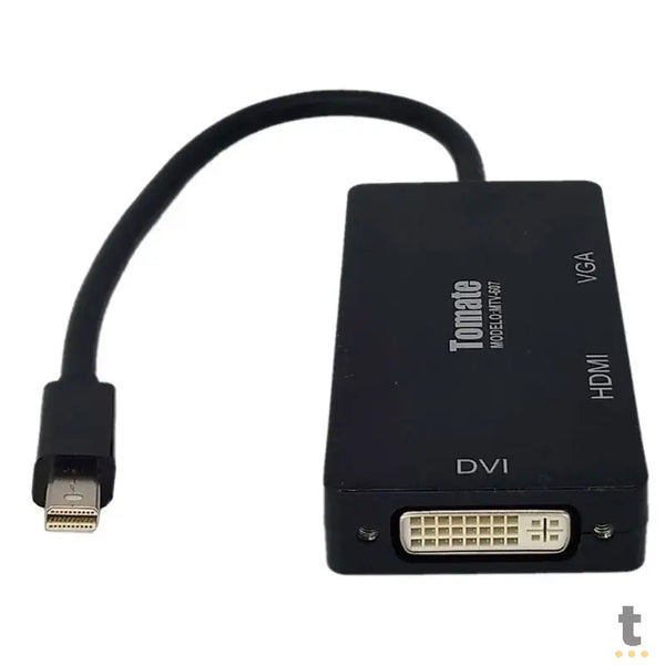 Adaptador Conversor Mac Thunderbolt Mini Displayport Macho Para Hdmi Vga Dvi Fêmea Tomate Mtv-607