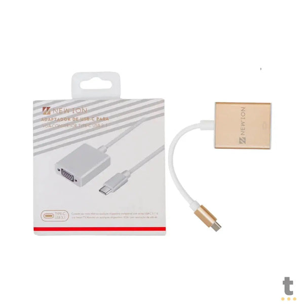 Adaptador Conversor USB Tipo C Macho Para Vga Fêmea Newton - NCB-307