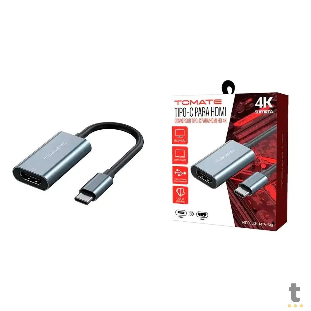 Adaptador Conversor Usb Tipo C Para Hdmi 4K Tomate - MTV-618 Truedata