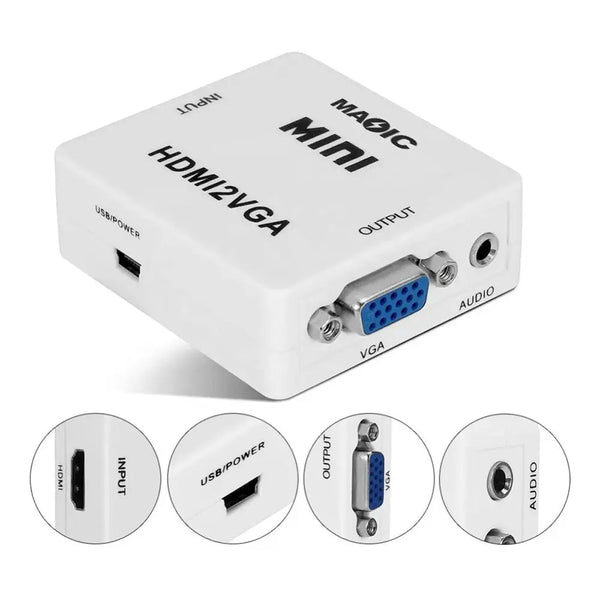 Adaptador Conversor Vga Fêmea Para Hdmi - Vga2hdmi