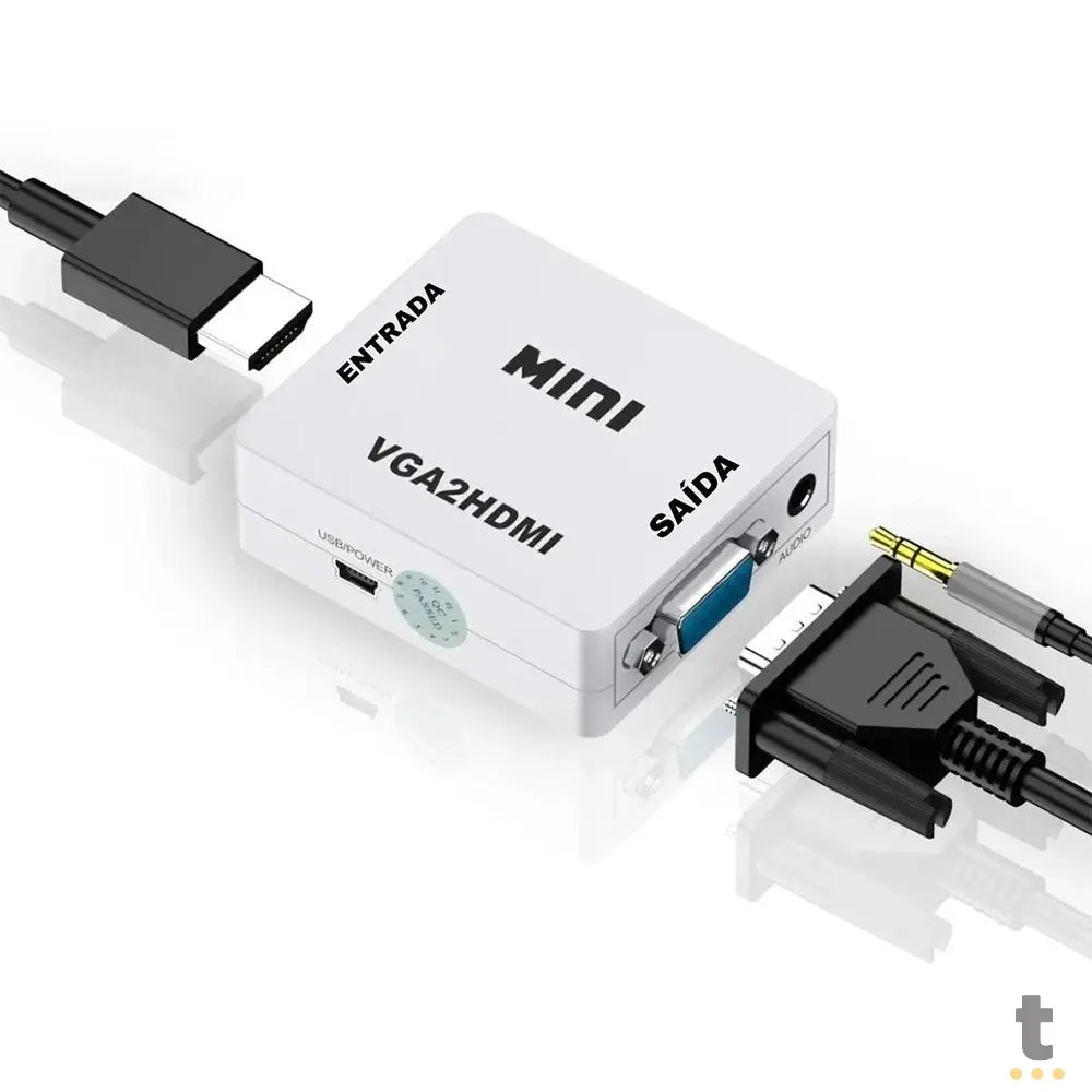 Adaptador Conversor Vga Fêmea Para Hdmi - Vga2hdmi Truedata