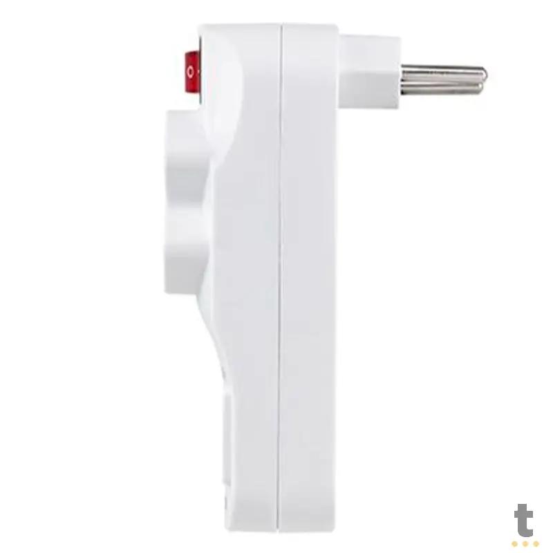 Adaptador E Carregador 2 Tomadas 2 Usb Intelbras Eac 1002 - 4824000 Truedata