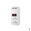 Adaptador E Carregador 2 Tomadas 2 Usb Intelbras Eac 202 Branco - 4824400 Truedata
