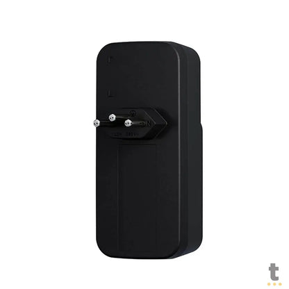 Adaptador E Carregador 2 Tomadas 2 Usb Intelbras Eac 202 Preto - 4820049 Truedata