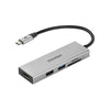 Adaptador Essager USB-C para HDMI/VGA/4 USB/RJ45/P2/SD EHBC05-FH0G-P Truedata