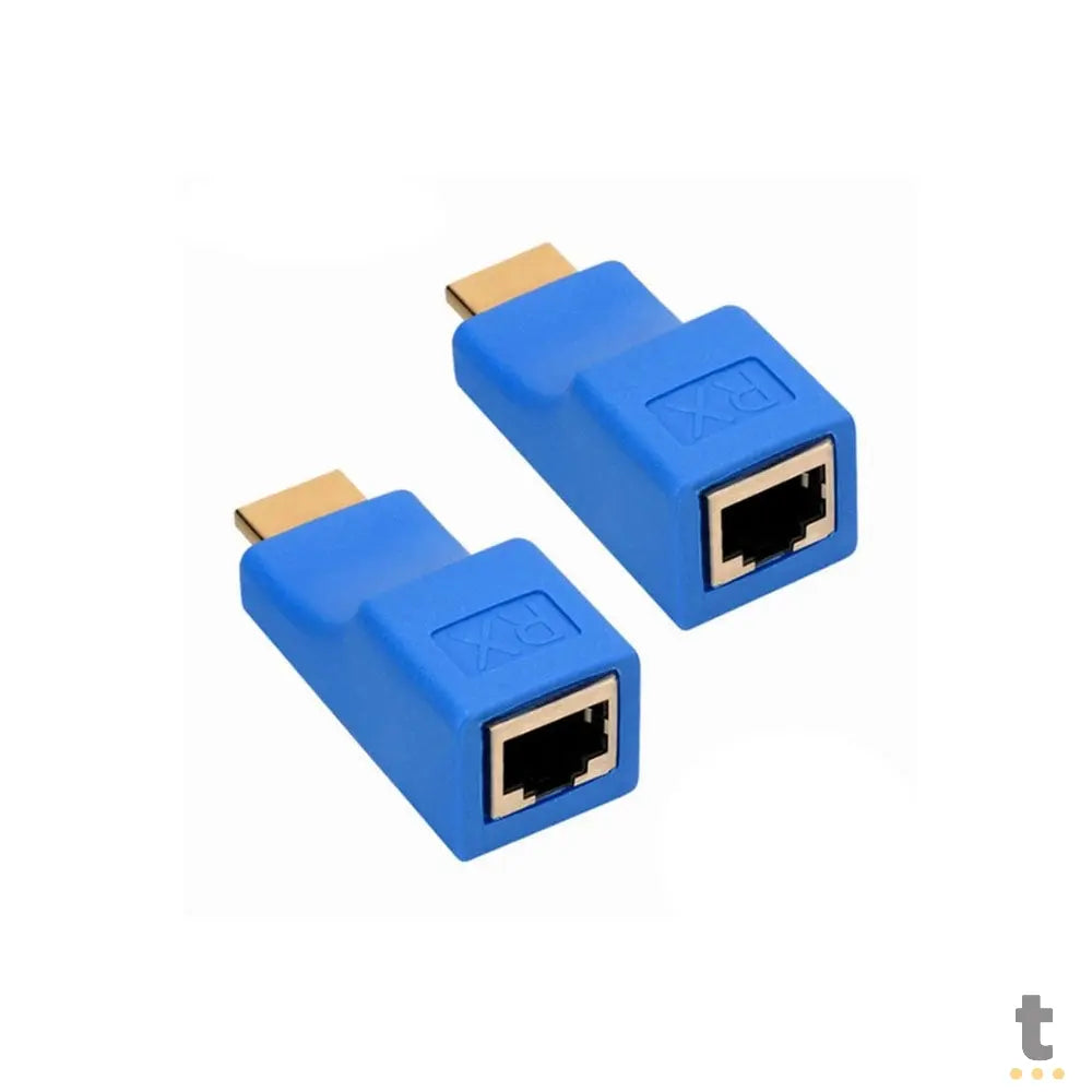 Adaptador Extensor Hdmi Via Rede Rj45 Cat5 Cat6 - NCB-304 Truedata