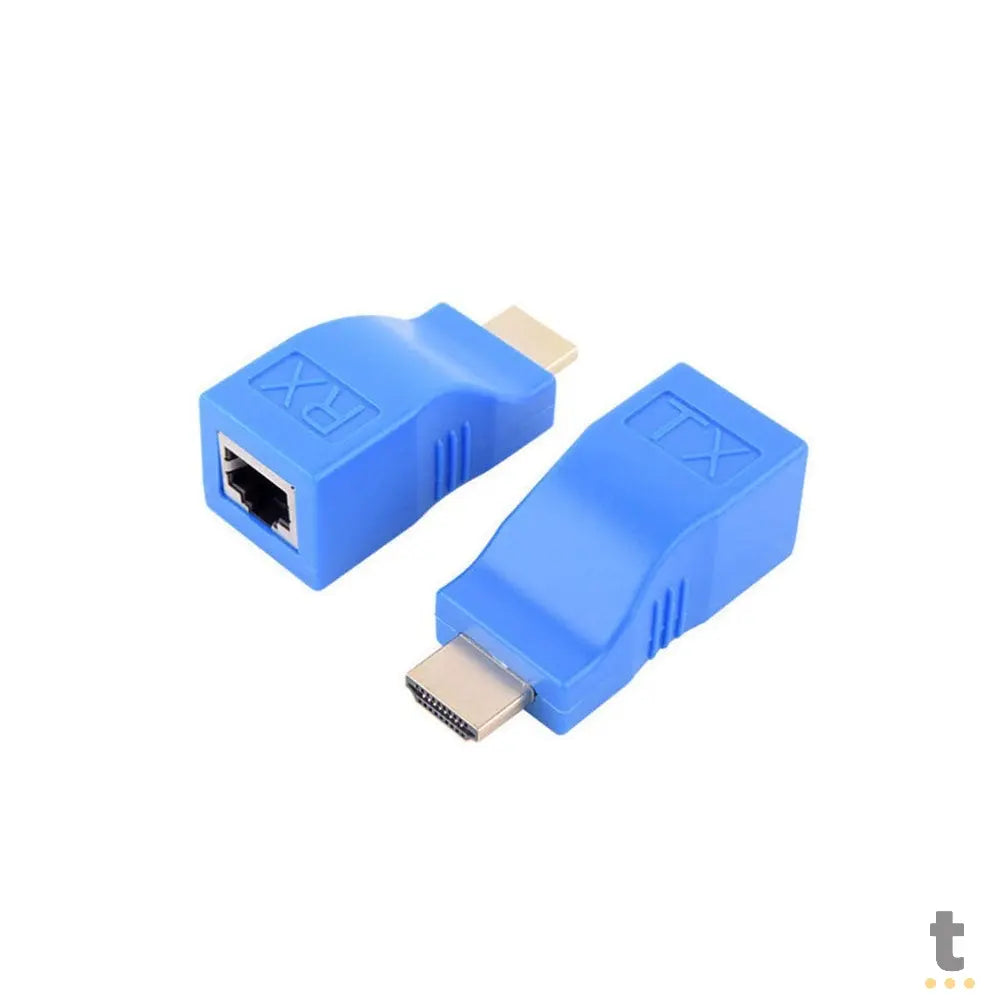 Adaptador Extensor Hdmi Via Rede Rj45 Cat5 Cat6 - NCB-304 Truedata