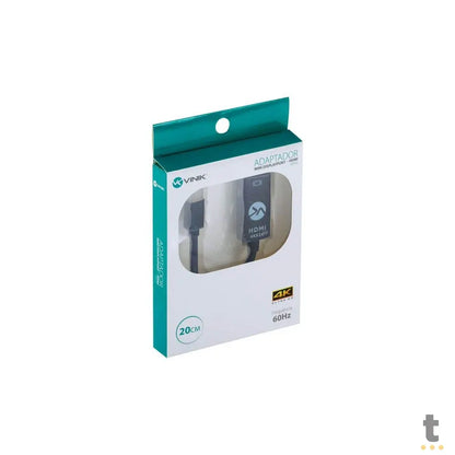 Adaptador Mini Displayport Macho Para Hdmi Femea 4K 20Cm Vinik - MDPHDMI-A20 Truedata